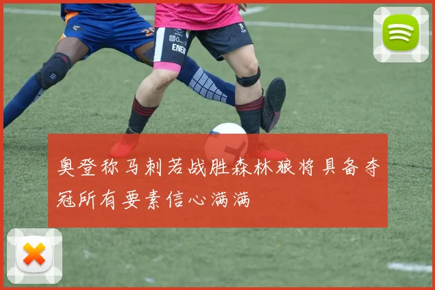 奥登称马刺若战胜森林狼将具备夺冠所有要素信心满满